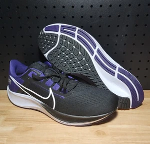 Nike TCU Horned Frogs Air Zoom Pegasus 38 Purple Black DJ0855-001 Men's Size 13 - Picture 1 of 6
