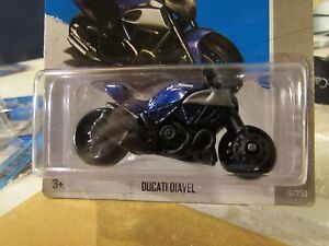 Hot Wheels Ducati Diavel HW City Blue gray card