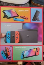 Nintendo Switch Console RED BLACK OLED Model 7” Screen 64 GB Brand New IN HAND