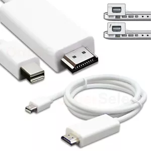 3ft Mini Display Port DP To HDMI Adapter Cable Cord For Mac Macbook - Picture 1 of 6