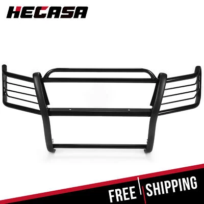 HECASA Black Grill Brush Guard Bumper For Toyota Tacoma 4-Door 1998-2004 New Foto 1 de 4