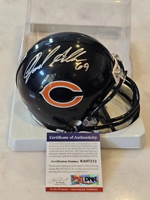 Minicasco Jared Allen autografiado/firmado certificado de autenticidad PSA/DNA B Foto 1 de 4