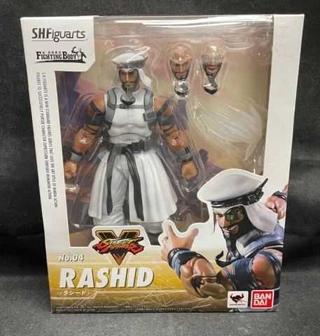 S.H. Figuarts Street Fighter V No.04 Rashid Figure BRAND NEW Cover