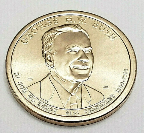 2020 P George H.W. Bush Presidential Dollar  **FREE SHIPPING** Cover
