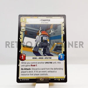 STAR WARS UNLIMITED SPARK OF REBELLION 188/252 R Chopper Metal Menace - Bild 1 von 1