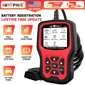 Autophix 7150 para Ford All System OBD2 escáner herramienta de diagnóstico ABS EPB aceite IMMO - Imagen 1 de 13