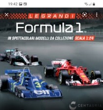 LE GRANDI FORMULA 1 COLLECTION 1:24 CHOOSE FROM THE TENT MENU
