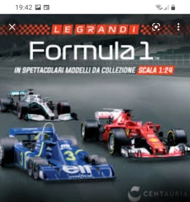 LE GRANDI FORMULA 1 COLLECTION 1:24 SCEGLI DAL MENU A TENDINA - Immagine 1 di 2