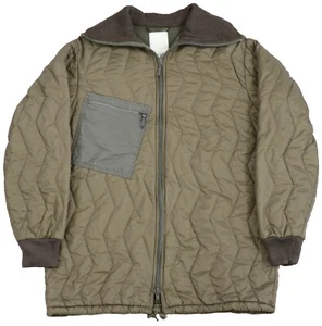 Chaqueta acolchada XLarge larga GR14 ejército alemán Bundeswehr forro parka clima frío - Imagen 1 de 9