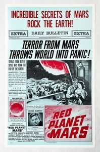 RED PLANET MARS Benton window card - Picture 1 of 1