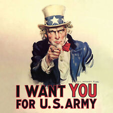 American Legends - Uncle Sam - Plexi Art Acrylglas Bild - Größe 33x33 cm
