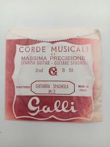 Corda musicale per chitarra spagnola  SI  Galli Made in Italy vintage - Picture 1 of 1