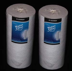 Two Big Blue 10" x 4.5" PP Sediment Water Filter 5 Micron - Picture 1 of 1