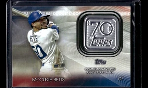 2021 Topps - Topps 70th Anniversary Manufactured Logo Patches Series 2 Mookie... - Picture 1 of 2