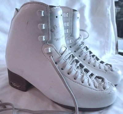 Risport RF3 Super - Botas de patinaje artístico profesionales blancas usadas talla 235 B Foto 1 de 4