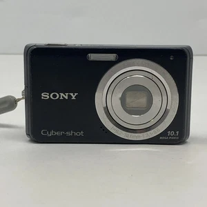 Sony Cyber-shot DSC-W180 schwarz 10.1MP Digitalkamera - schneller Versand! - Bild 1 von 8