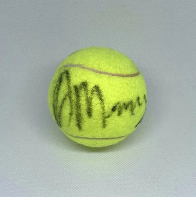 Pelota de tenis firmada con autógrafo por Andy Murray - hermosa firma completa, rara, PSA Foto 1 de 2