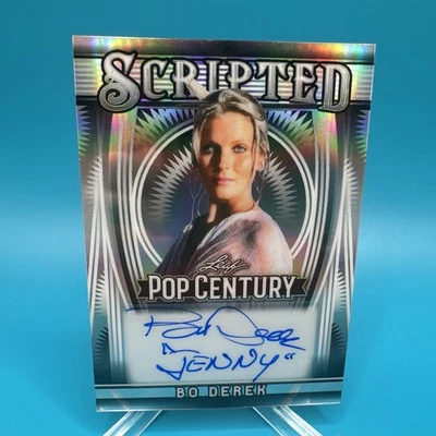 2025 LEAF METAL POP CENTURY BO DEREK AUTO SCRIPTED SILVER /25 - Image 1 of 4