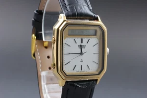 1981 [Exc+5] Vintage Seiko H357-5170 Analog Digital Quarz Herrenuhr Japan - Bild 1 von 10