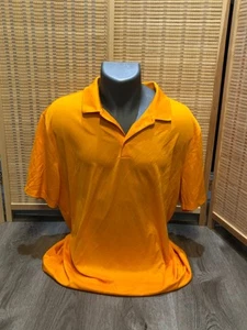 Nike Golf SS Men's Polo Shirt Dri-Fit Solid Yellow XL Standard Fit (H656) - Picture 1 of 8