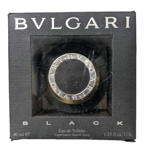 Bvlgari Black Cologne Perfume Unisex EDT Spray 1.33 oz / 40ml with BOX RARE JP - Picture 1 of 6