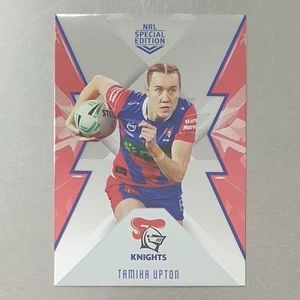 2025 NRLW Best & Less Silver Parallel Tamika Upton Card Knights SP22 NRL - Picture 1 of 2