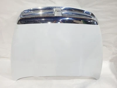 2003 2009 Dodge Ram 3500 OEM Hood With Grille Dually White Crew Some Peeling - Image 1 of 4