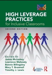 High Leverage Practices for Inclusive Classrooms - Paperback - GOOD - Foto 1 di 1