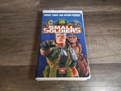 Small Soldiers 1998 Clamshell VHS Tape Cassette Vintage Free Shipping  - Image 1 of 4
