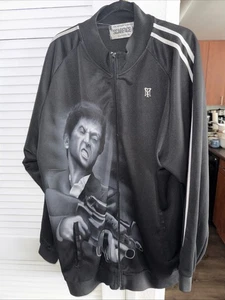 Scarface -  Double Sided Track Jacket - Size 3XL XXXL Mens Black - Tony Montana - Picture 1 of 15