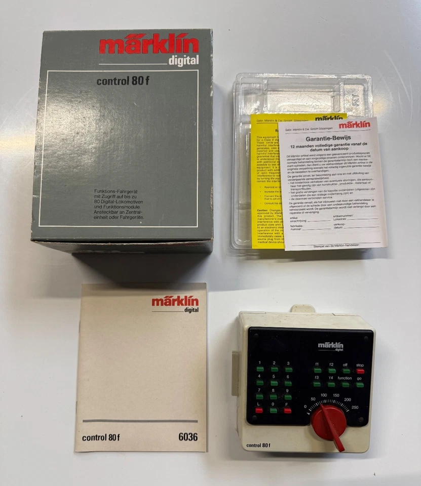 MÄRKLIN 6036 Control 80f  in OVP - Digital Steuergerät mit Regler - Bild 1 von 3