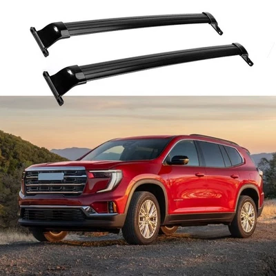 2pcs Roof Rack Rail Cross bar Crossbar Fits for GMC Acadia 2024-2025 - Image 1 of 4