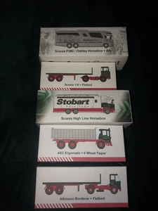 Atlas 1.76 Eddie Stobart Job Lot Aec Atkinson Scania 110 Flatbed Etc New - Picture 1 of 3