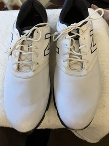 Zapatos de golf New Balance para hombre talla 13 NBG 2001 blancos - Imagen 1 de 6