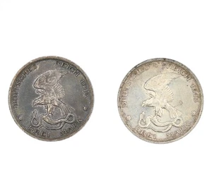 1913 PRUSSIA 3 MARK COIN LOT COMMEMORATIVE 100TH ANNIVERSARY .900 SILVER - Picture 1 of 2
