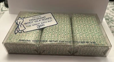 复古月亮滴香身体丝绸肥皂棒 3 盎司。 露华浓 3 包全新带包装 — 第 1/4 张图片