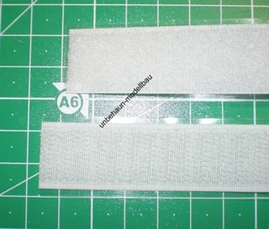 Velcro Autoadhesivo 1m Blanco 20mm Ancho Velcro Gancho y Esponja - Imagen 1 de 1