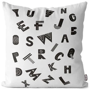 VOID Kissenbezug Alphabet Buchstaben ABC Kinder Kinderzimmer lernen Schrift - Bild 1 von 3