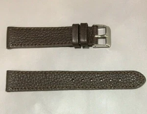 Pulsera Correa de Reloj Piel Legítima Cuero 18 mm Marrón Oscuro | Watchband 212 - Imagen 1 de 2