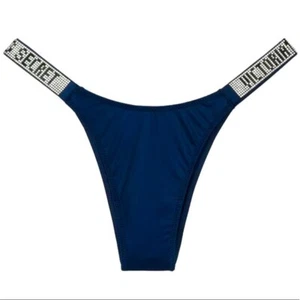 VICTORIA'S SECRET SHINE STRAP RHINESTONE BRAZILIAN THONG PANTY XS S M L XL NWT - Picture 1 of 71