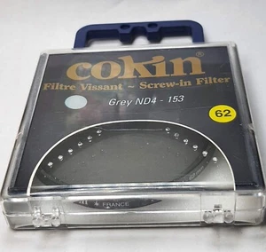 62mm Genuine Cokin ND4 ND 4 Lens filter 62 mm Neutral Density ND4X ND 4X France - Picture 1 of 4