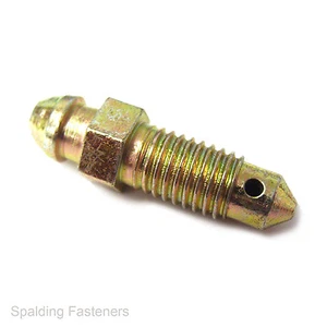 Metric + Metric Extra Fine & Unf Zinc Plated Brake Bleed screws - Picture 1 of 7