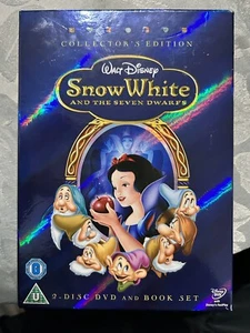 SNOW WHITE AND THE SEVEN DWARFS Collectors Edition - 2 DVD Discs + Book - Picture 1 of 16
