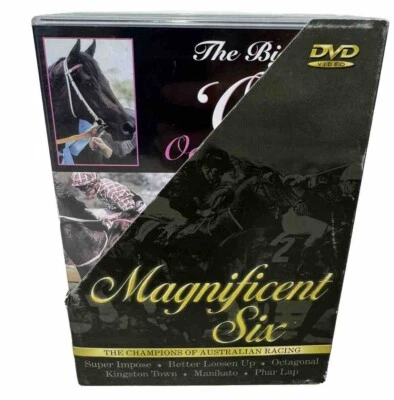 MAGNIFICENT SIX The Champions Of Australian Horse Racing Rare OOP VGC 4 DVD Box - image 1 of 4