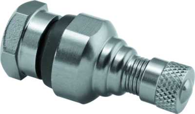 BikeMaster Valve Stem Aluminum 11.3mm Pair Titanium | 151974 - Image 1 of 4