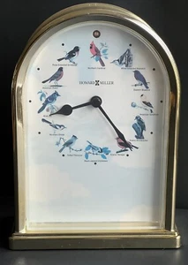 Howard Miller Songbirds of North America III Tabletop Clock, Model 645-405. - Picture 1 of 11