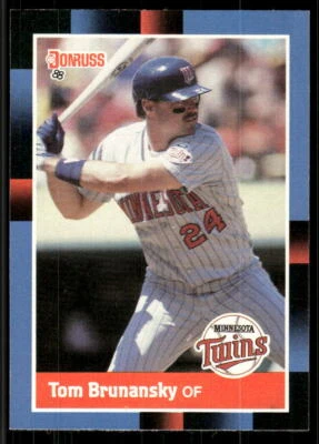 1988 Donruss #245 Tom Brunansky - Image 1 of 2