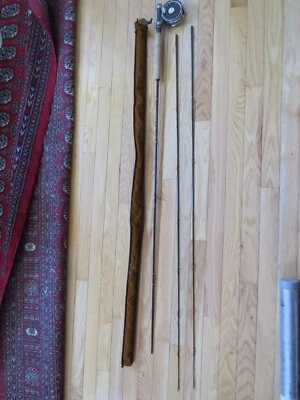 MINT Eagle Claw Granger Graphite GG 300 8 1/2' Fly Fishing Rod & Martin 67N Reel - Image 1 of 4