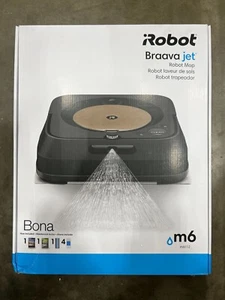iRobot Braava Jet M6 M6112 Robot Mop - Nero (LA CHIUSURA SUPERIORE È ROTTA) - Foto 1 di 7