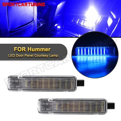 Pair LED Door Courtesy Light For Chevy Silverado Suburban Tahoe Sierra Yukon C/K - Image 1 of 4